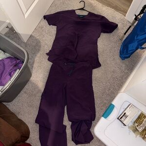 Scrubstar Women's Purple Scrub Set